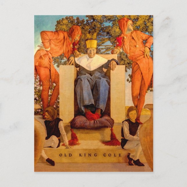 Old King Cole Postkarte (Vorderseite)