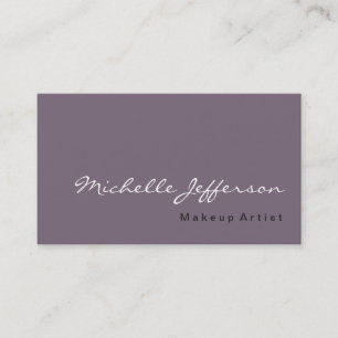 Old Lavender Grayish Violet Business Card Visitenkarte