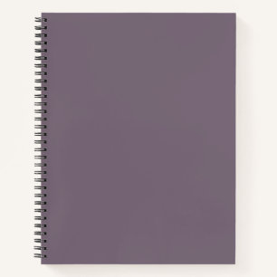 Old Lavender Solid Color Notizbuch
