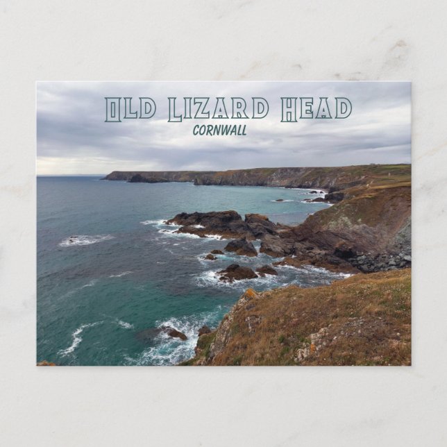 Old Lizard Head (Cornwall) Postkarte (Vorderseite)