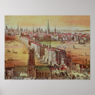 Old London Bridge Poster