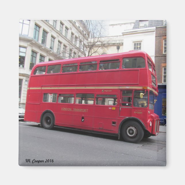 Old London Bus Magnet (Vorne)