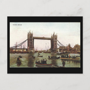 Old London Postcard - Tower Bridge Postkarte