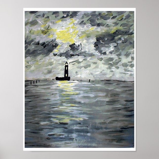 Old Louisiana Lighthouse Poster (Vorne)