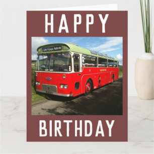 Old MacBraynes Bus auf der Insel Bute in Schottlan Karte