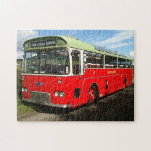 Old Macbraynes Bus auf der Insel Bute Jigsaw Puzz Puzzle
