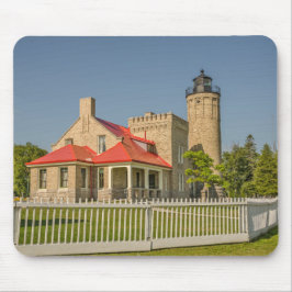 Old Mackinac Lighthouse in Mackinaw City, MI Mousepad
