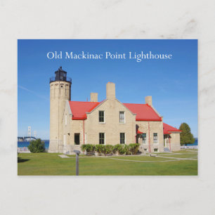 Old Mackinac Point Lighthouse Postkarte