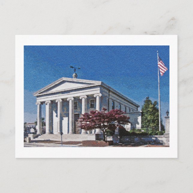 Old Madison Landkreis Courthouse Postkarte (Vorderseite)