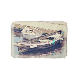 Old Maine Boote Nautical Badematte