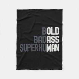 Old Man Sprichwort Gag Geschenk Geburtstag für Vat Fleecedecke
