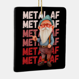 Old Man Still Metal AF Keramikornament