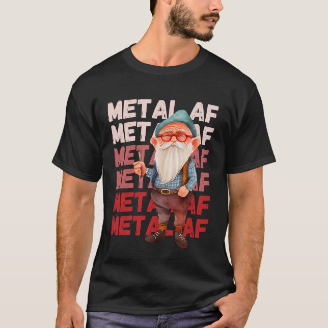 Old Man Still Metal AF T-Shirt (Vorderseite)
