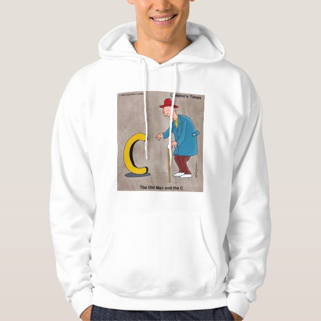 Old Man & The C Funny Hoodie von Rick London (Vorderseite)