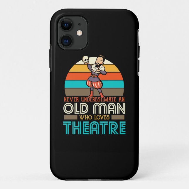 Old Man Who Lieben Theater Case-Mate iPhone Hülle (Rückseite)