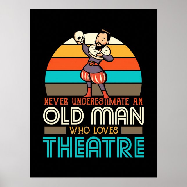 Old Man Who Lieben Theater Poster (Vorne)