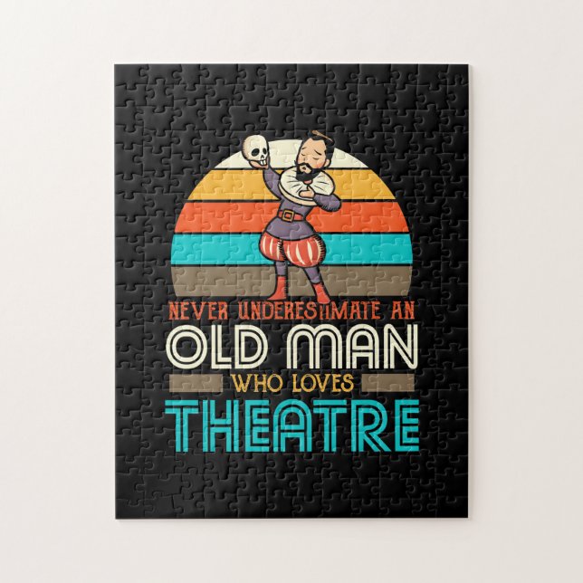 Old Man Who Lieben Theater Puzzle (Vertikal)