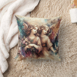Old Master Style Angels Art Throw Kissen