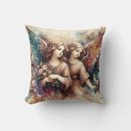 Old Master Style Angels Art Throw Kissen