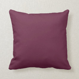 Old Mauve Solid Schlicht Color Kissen