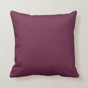 Old Mauve Solid Schlicht Color Kissen