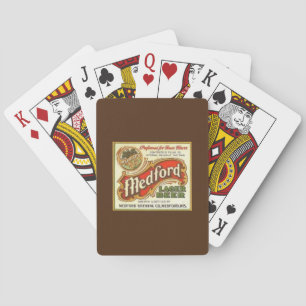 Old Medford Brewery Logo Playing Cards Spielkarten