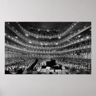 Old Metropolitan Opera House Concert - NYC 1937 Poster