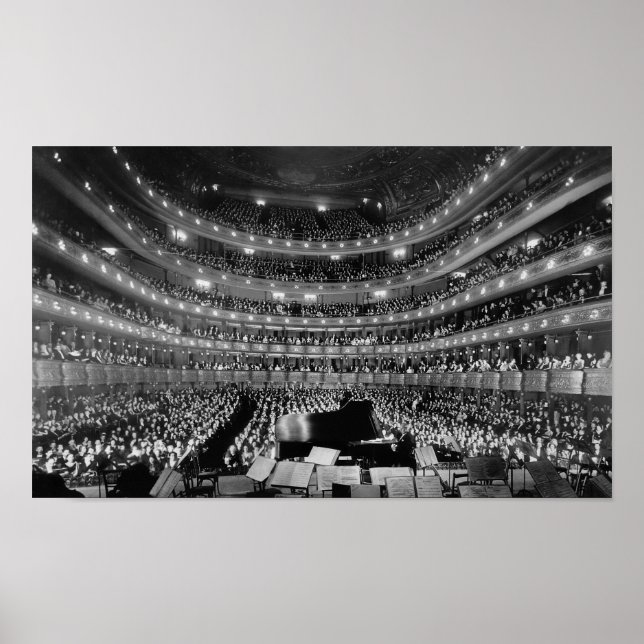 Old Metropolitan Opera House Concert - NYC 1937 Poster (Vorne)