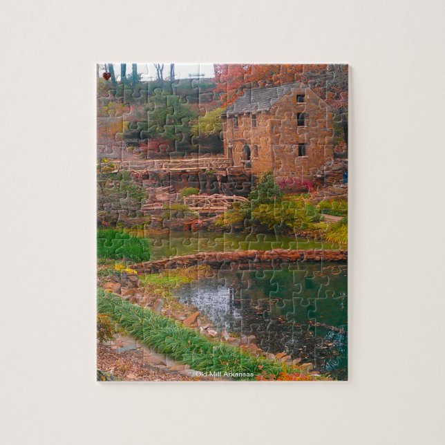 Old Mill Arkansas Puzzle (Vertikal)