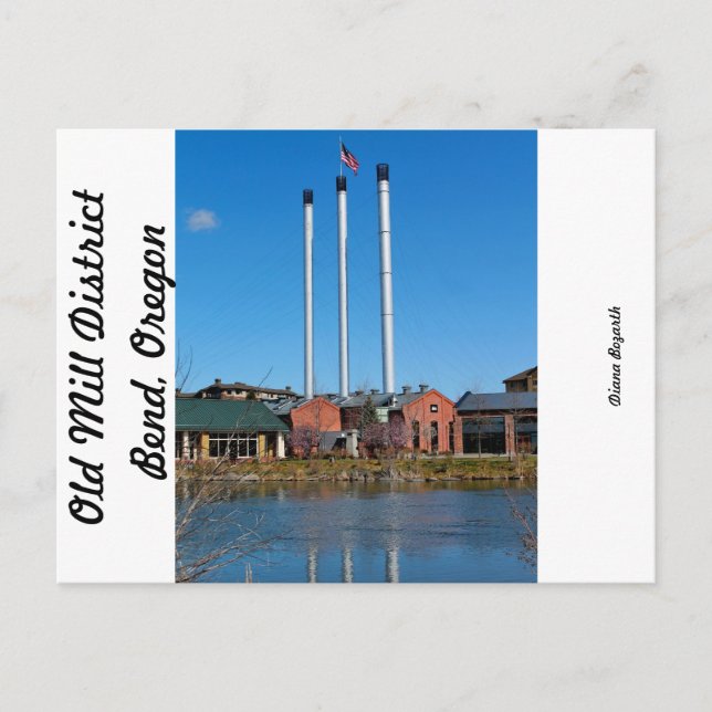 Old Mill District Postkarte (Vorderseite)