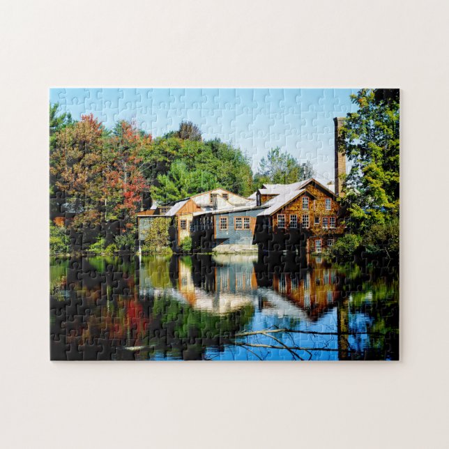 Old Mill New Hampshire. Puzzle (Horizontal)