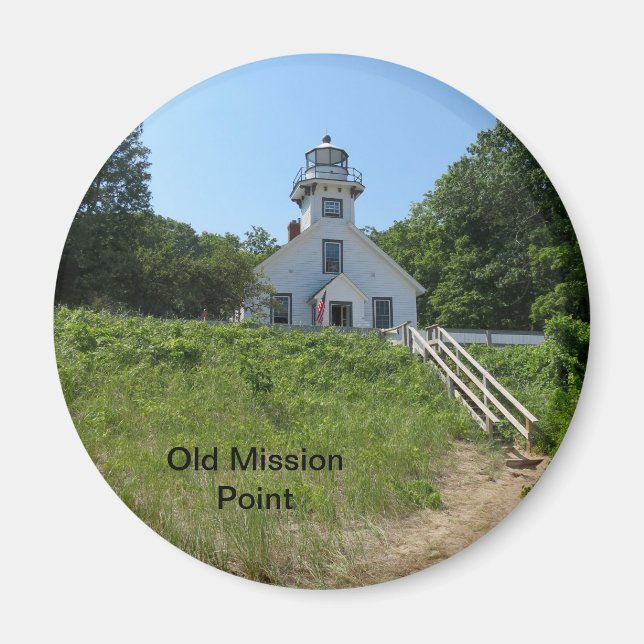 Old Mission Point Lighthouse Magnet (Vorne)