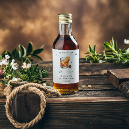 "Old modic" Cocktail Geburtstag Alkoholflaschenetikett