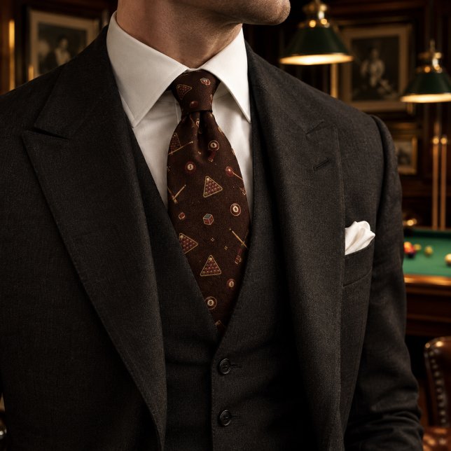 Old Money Billard Queue Gentleman's Krawatte (Von Creator hochgeladen)