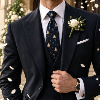 Old Money Hochzeitstorte Konfetti Wurf Navy Krawatte