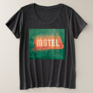 Old Motel Große Größe T-Shirt