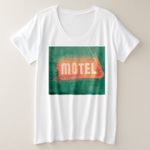 Old Motel Große Größe T-Shirt