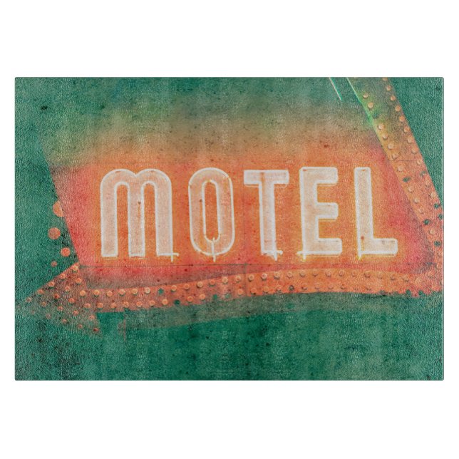 Old Motel Schneidebrett (Vorderseite)