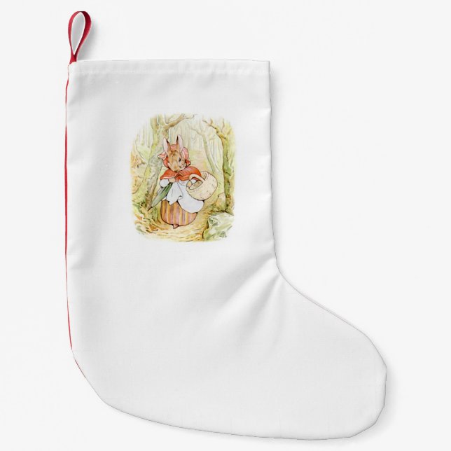 Old Mrs Rabbit (Little Red Riding Hood) (B Potter) Kleiner Weihnachtsstrumpf (Vorderseite)