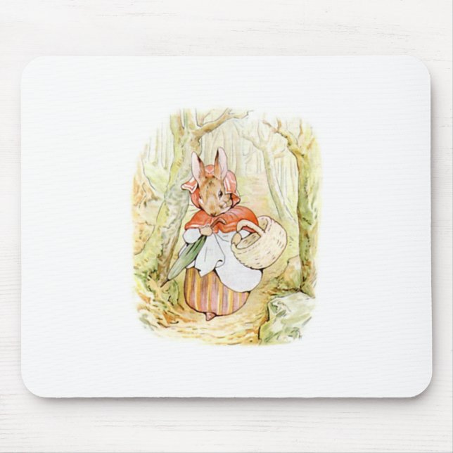 Old Mrs Rabbit (Little Red Riding Hood) (B Potter) Mousepad (Vorne)