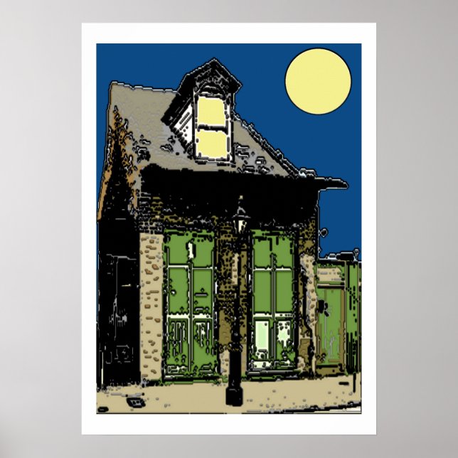 Old New Orleans Shotgun House Poster (Vorne)