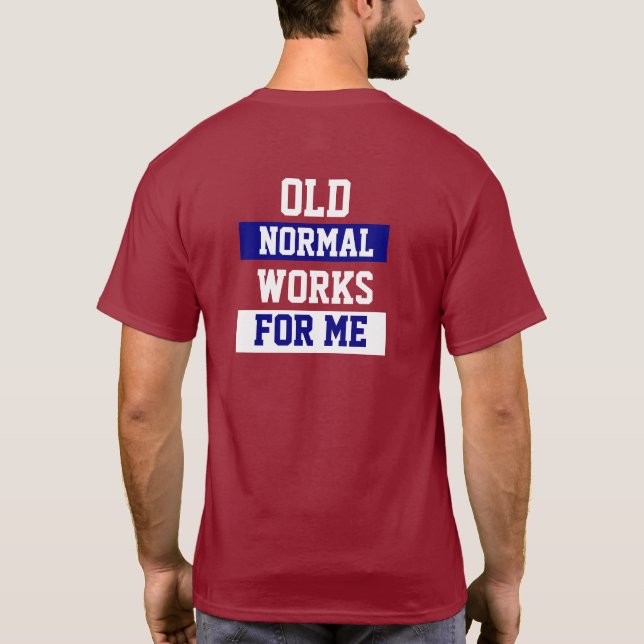 Old Normal - Trump "Drain the Swamp" T - Shirt MAG (Rückseite)