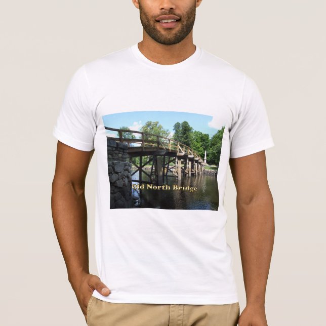Old North Bridge - Revolutionäre Kriegskonvention  T-Shirt (Vorderseite)