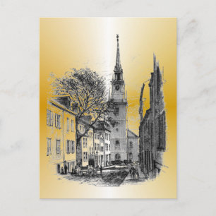 Old North Church Postkarte