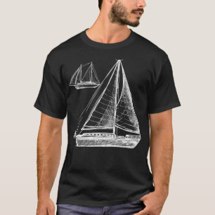 Old Ocean Boat Segelboot Lover T-Shirt