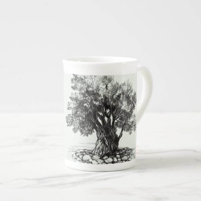 Old Olive Tree Coffee Tasse (Vorderseite Rechts)