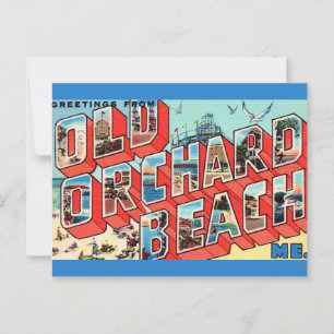 Old Orchard Beach Maine Grüße Postkarte