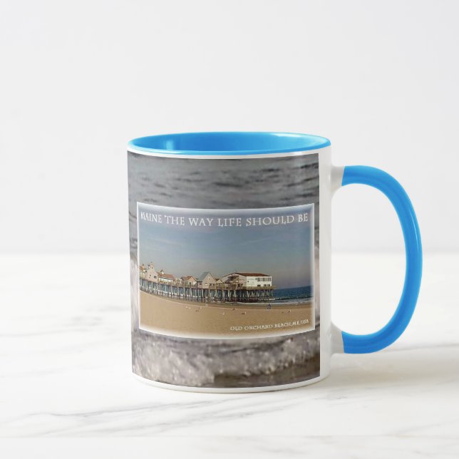 Old Orchard Beach, Maine Tasse (Rechts)