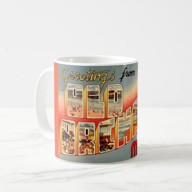 Old Orchard Maine Tasse (Vorderseite Links)