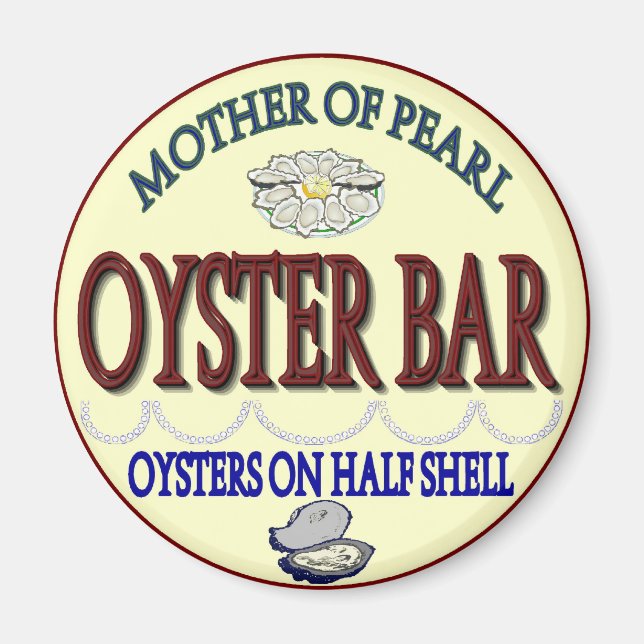 Old Pearl Oyster Bar Magnet (Vorne)
